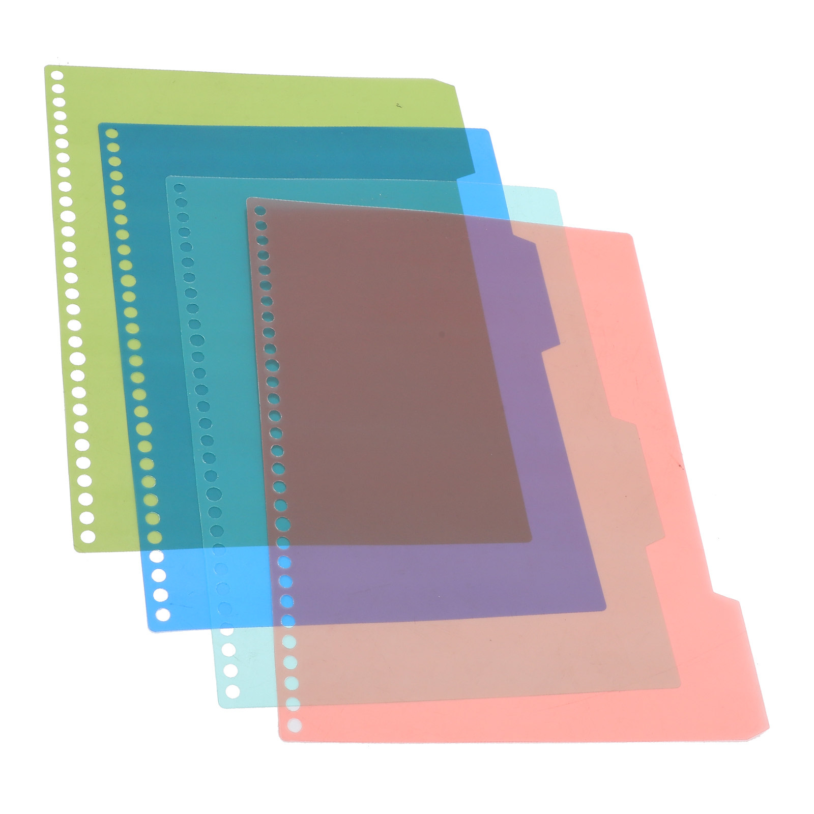 Tab Divider A4 - 4 Juegos de Divisores de Plástico
