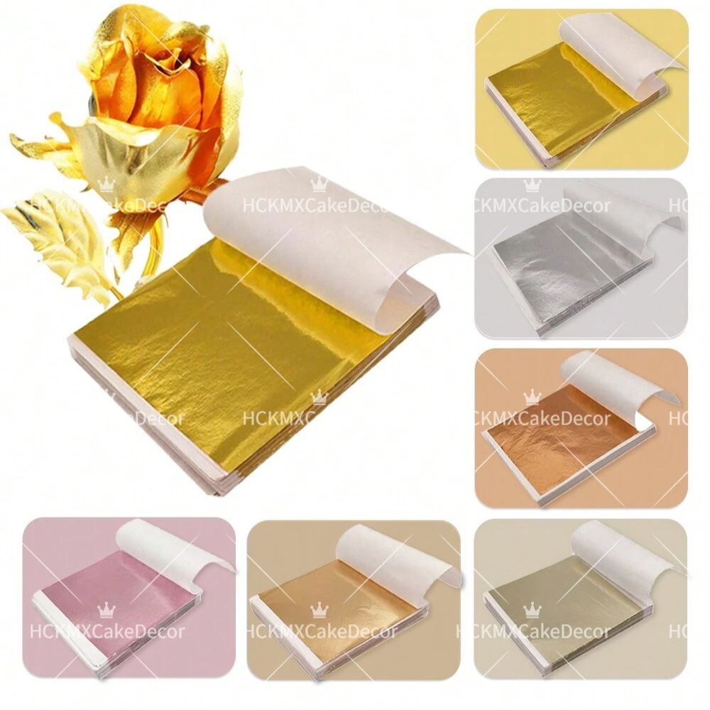 Ink Blotter Paper - 100 Hojas de Papel Metálico Imitación