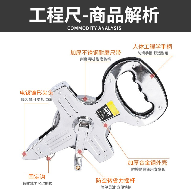 Cinta métrica de acero inoxida - Tape Dispenser Weighted reseña y precio