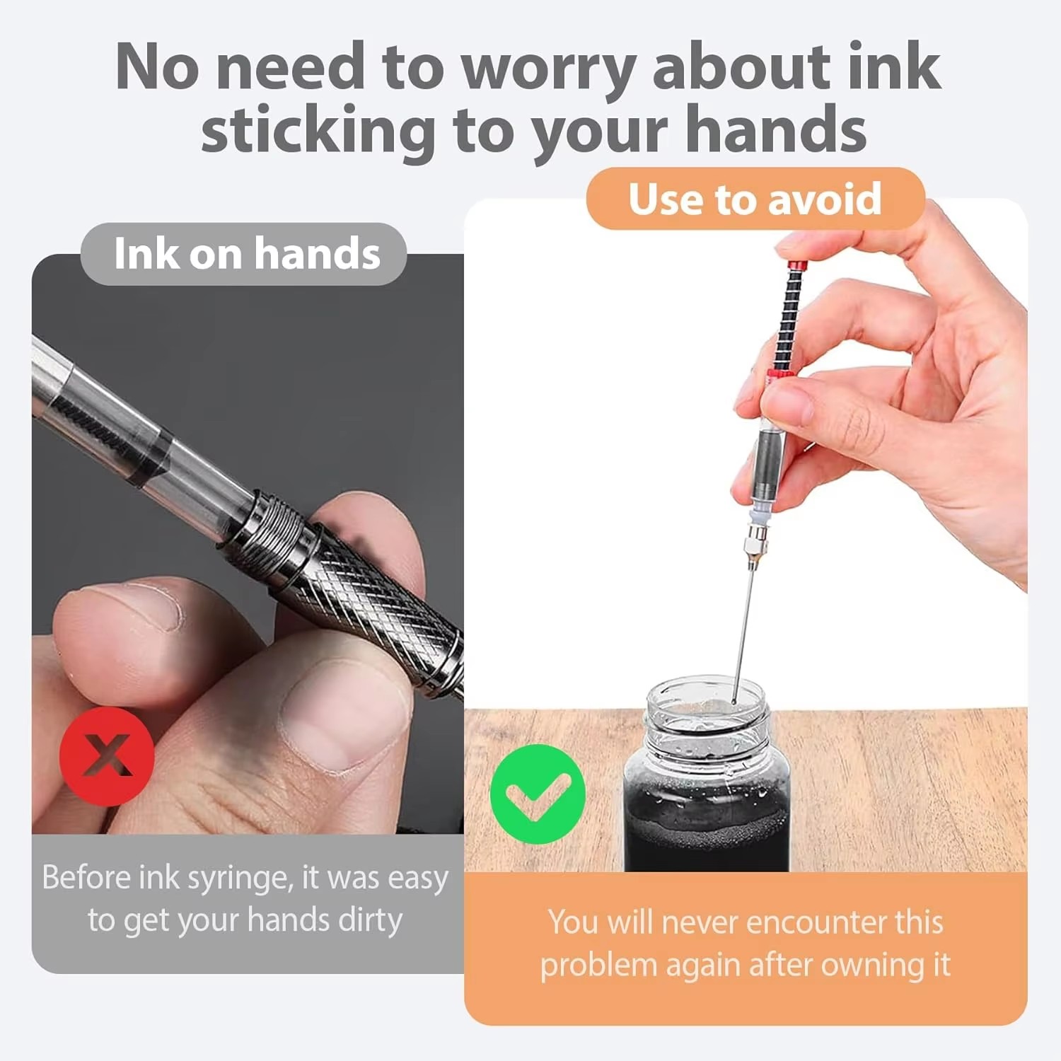 Jeringa para Rellenar Tinta de - Fountain Pen Bottled Ink reseña y precio